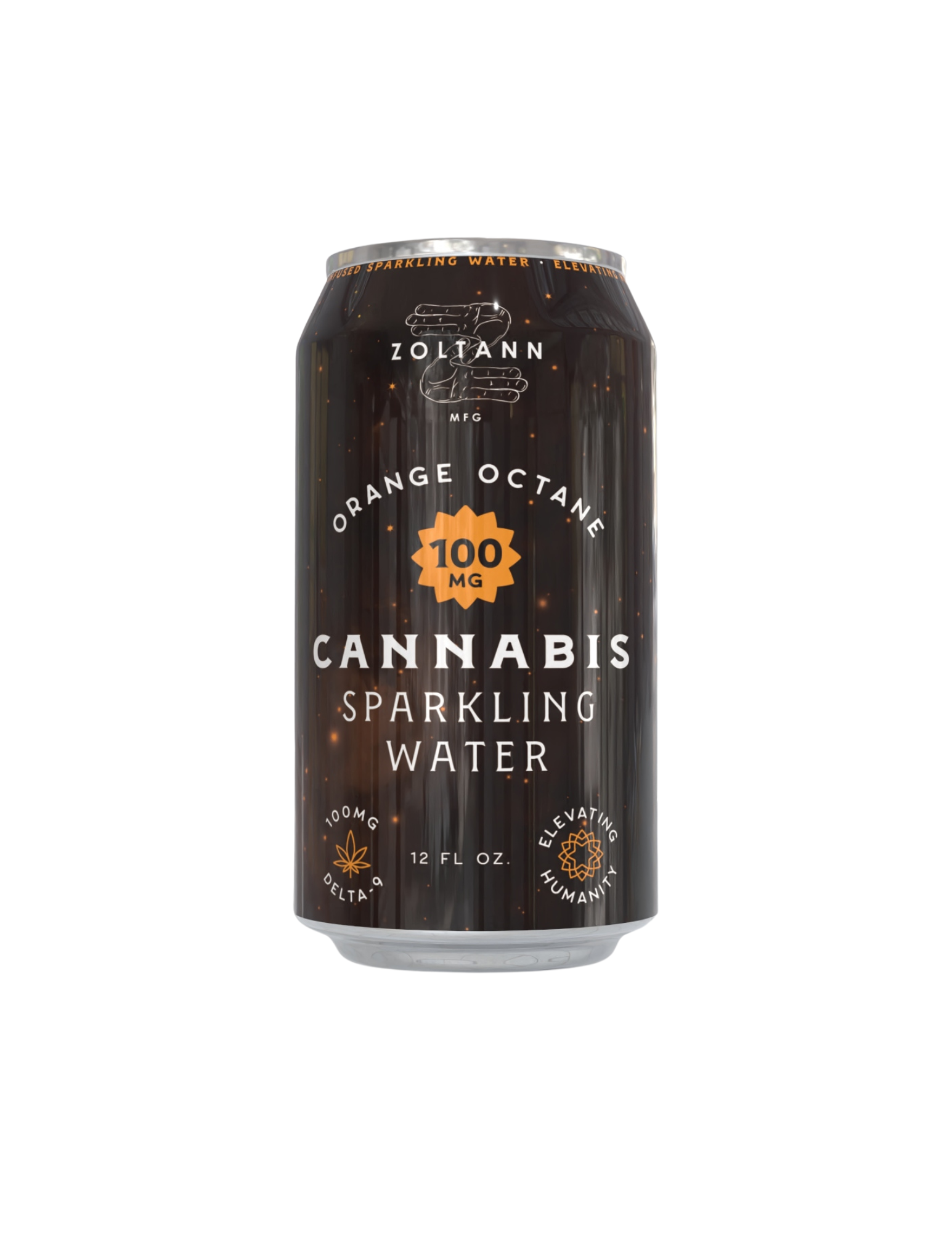 100MG Orange Octane Cannabis Water (4 pack) | Zoltann Elevating