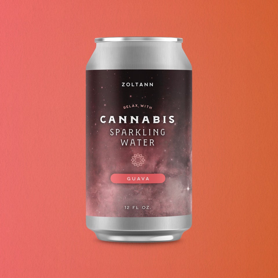 Cannabis Sparkling Water Guava